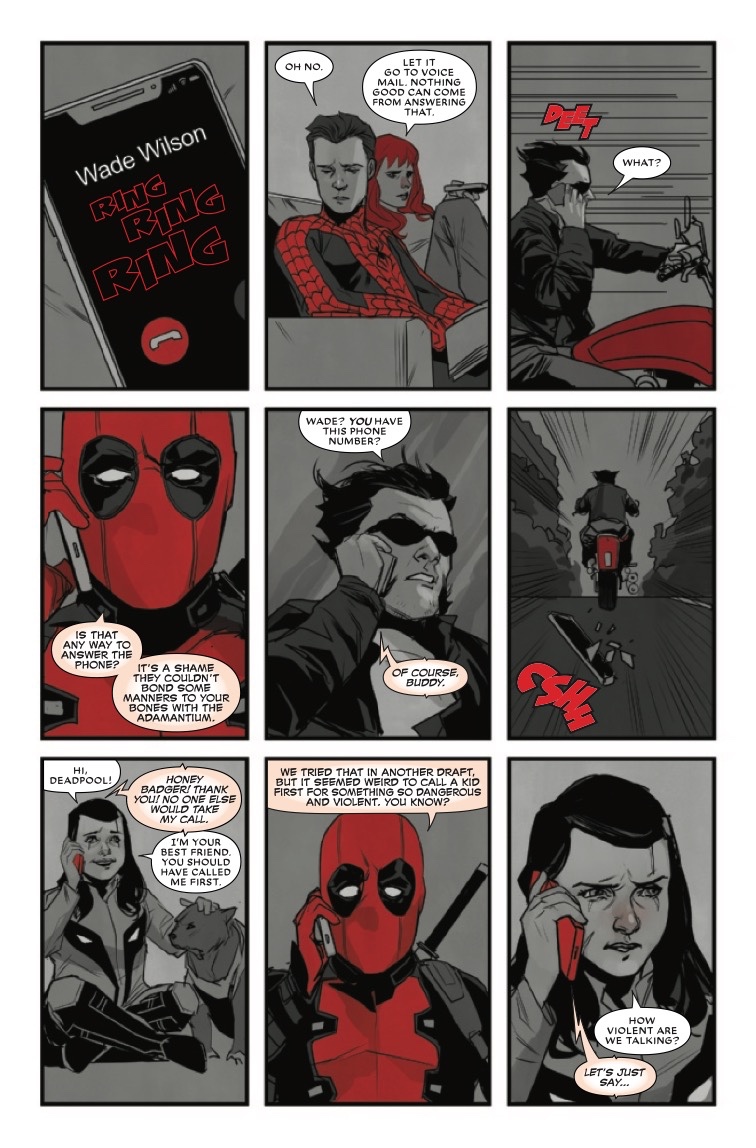 Deadpool Black White and Blood 1 Preview The Comic Book Dispatch